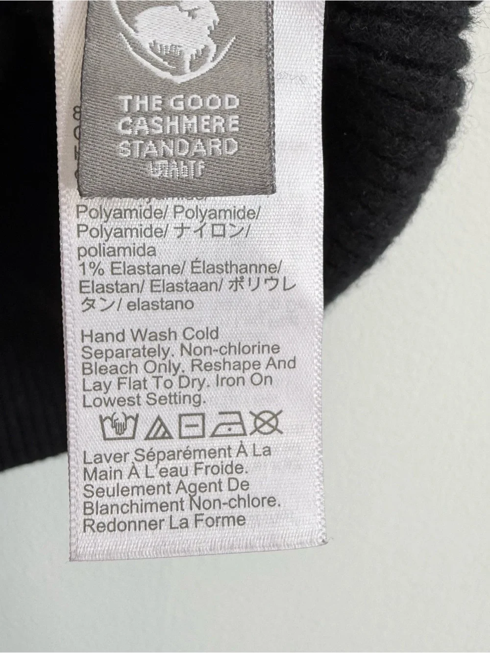 J. Crew Black Cashmere Blend Ribbed Knit Sweater Tank Top Cami Small BL110